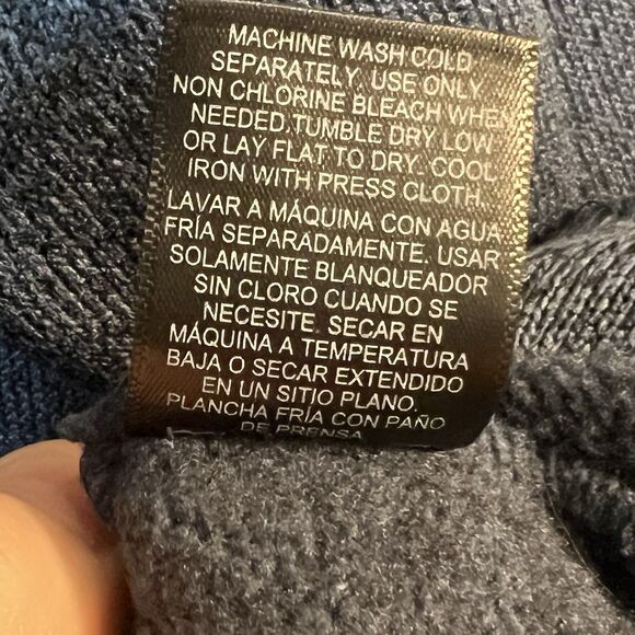 Hawke and Co 1/4 Zip Dynamic Sport Fiber HSW2565 Pullover Mens L Mock Neck Blue - Picture 5 of 9